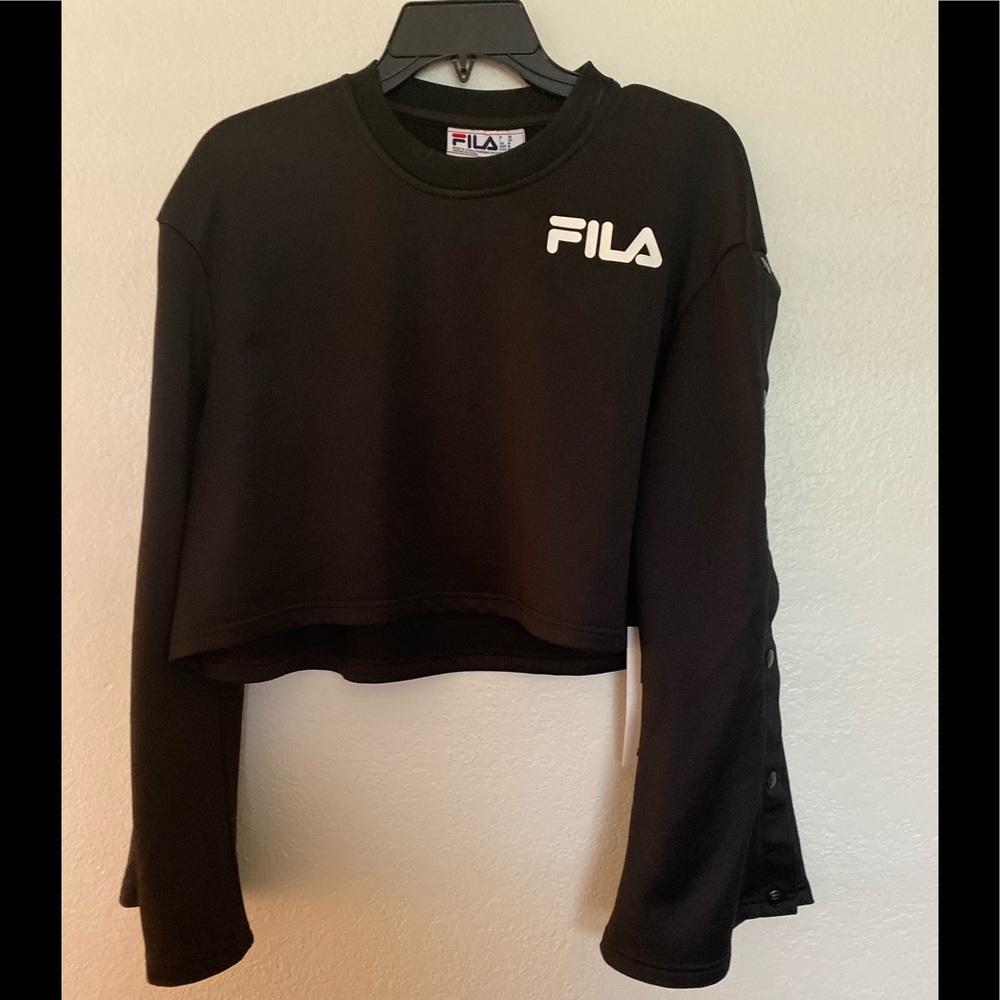 ⭐️AUTHENTIC FILA CROPPED SWEATSHIRT /SZ MED NWT⭐️